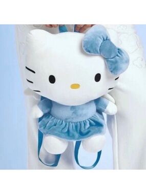 Sanrio Hello Kitty x Forever 21 Wings Blue Plush Backpack